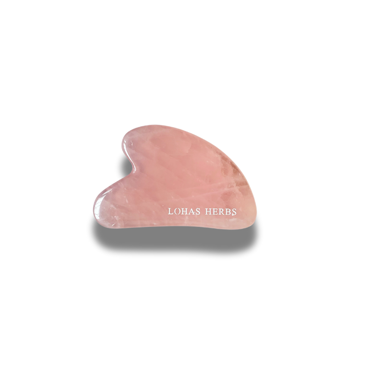 The Rose Quartz Gua Sha Facial Lifting Tool